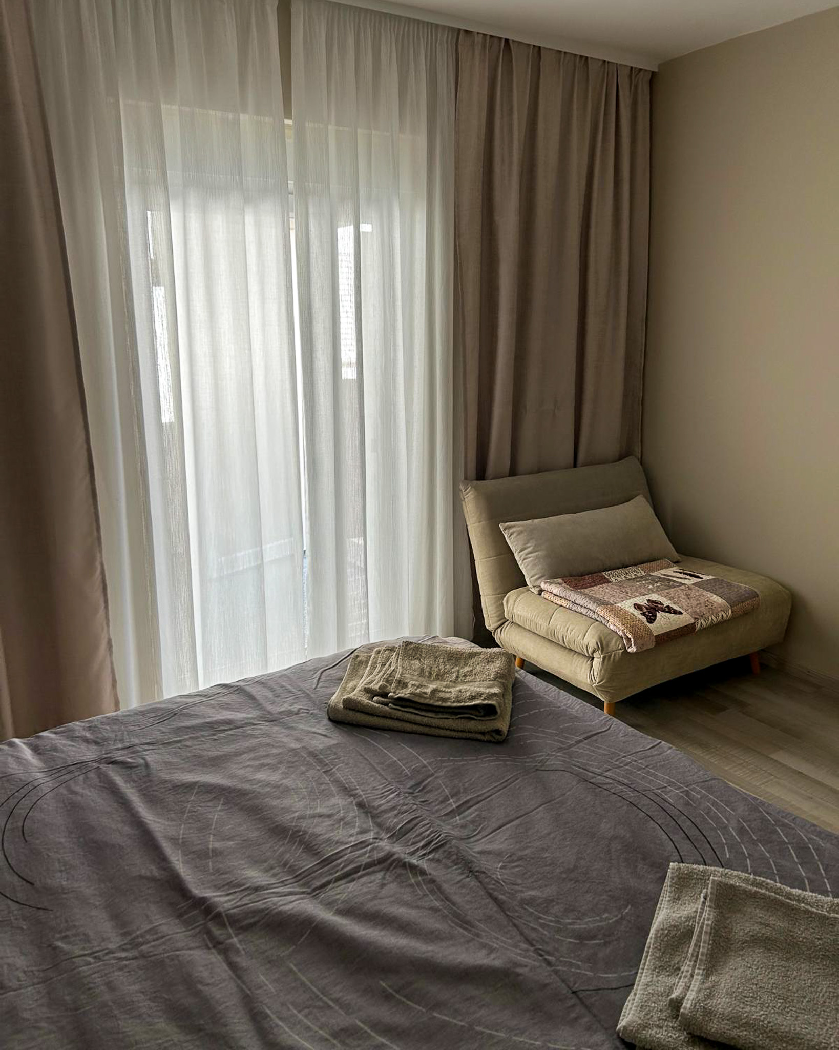 tatova apartments room 1 view on terrase doors